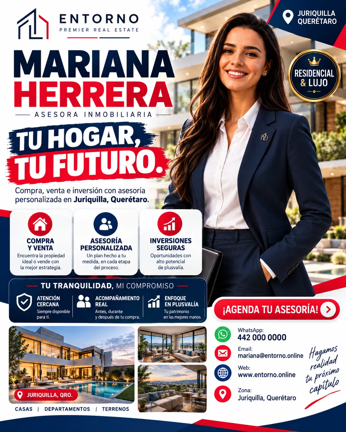 Visualización conceptual de seguimiento comercial
